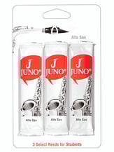 Alto Sax JUNO Reeds - 3 Card - 1.5 Strength